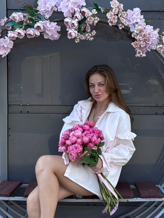 Костюм тройка, пудовая роза - Eva Shafran